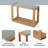 Flarity Rectangular Outdoor Side Table , 39.4'' in. W 15.7'' in. D-451885950