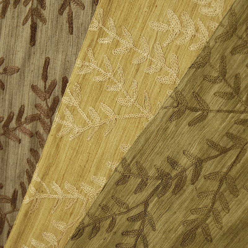 Guth Floral Cotton Blend Table Runner, Golden Bronze, 72" x 13"