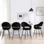 Tabouret de comptoir pivotant rembourré avec dossier incurvé et structure en métal (ensemble de 4)-562760717-562760719