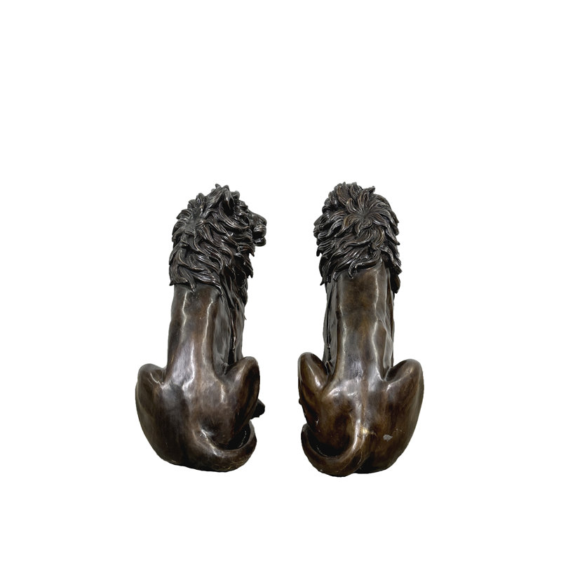 Lion Copper Bronze Garden Statue