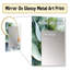 Nature Whispers Of Hard Edge Peinture III - miroir décoratif peinture, grand miroir mural moderne-1435495768