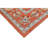 High-Quality Hand-Knotted Rust Area Rug