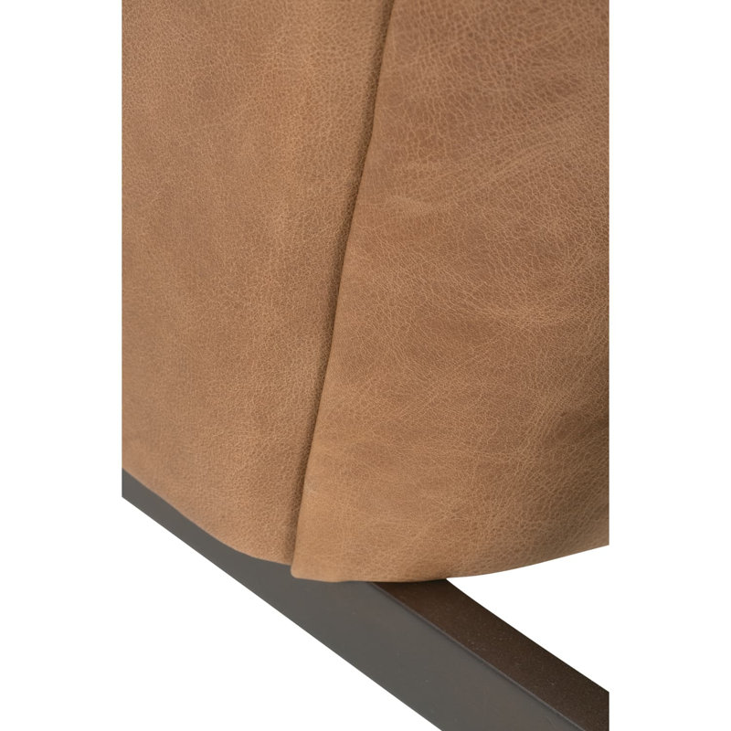 Nugget Leather Thatcher Chair