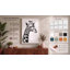Giraffe in Profile Minimalist 1 Piece Wrapped Canvas Wall Art-136779849-136779854