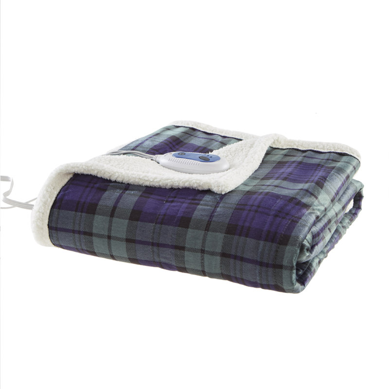 Woolrich Brewster Oversized Mink to Berber Heated Throw