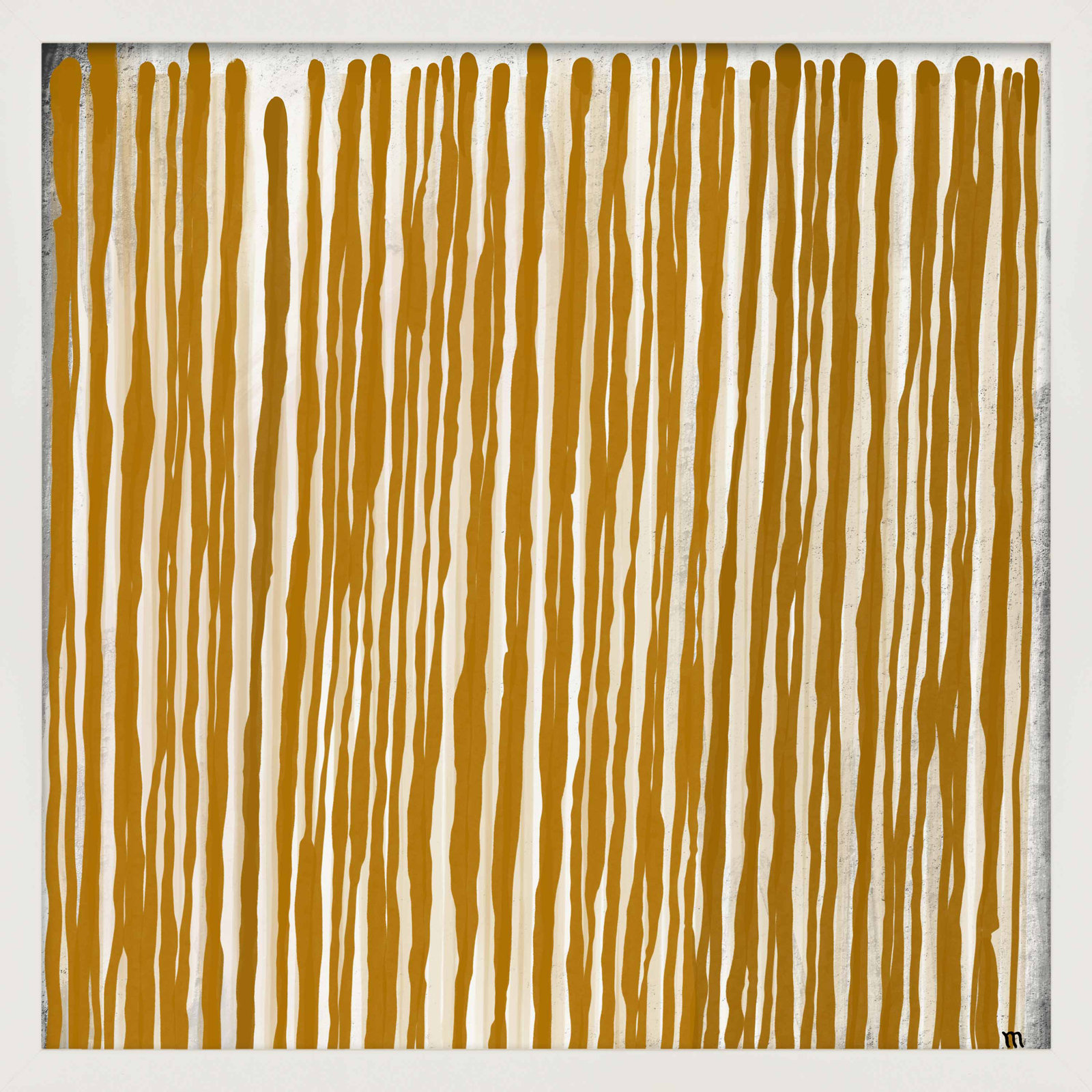 Upward by Marco Marella For Studio M, 44" H x 44" W, White Paper Framed