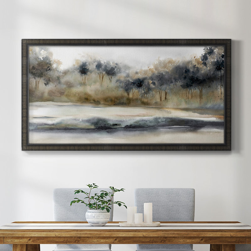 Silent River - Reproduction de photo sur toile simple, H 25 po x l 45 po x P 1 po