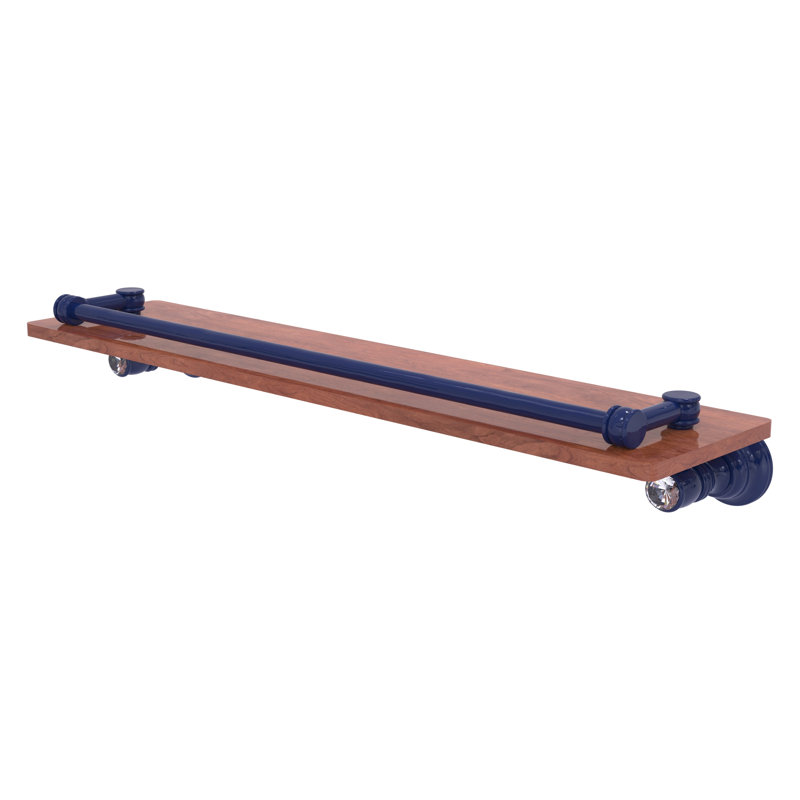 Tablette flottante Carolina, Bleu méditerranéen, H 3,3 po x l 22 po x P 5,54 po