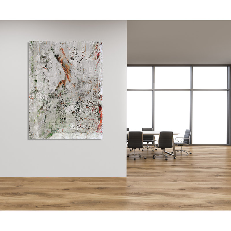 Engine Red by John Beard - Artist Enhanced Canvas Print, Black Framed Canvas, 24" H x 20" W x 1.75" D