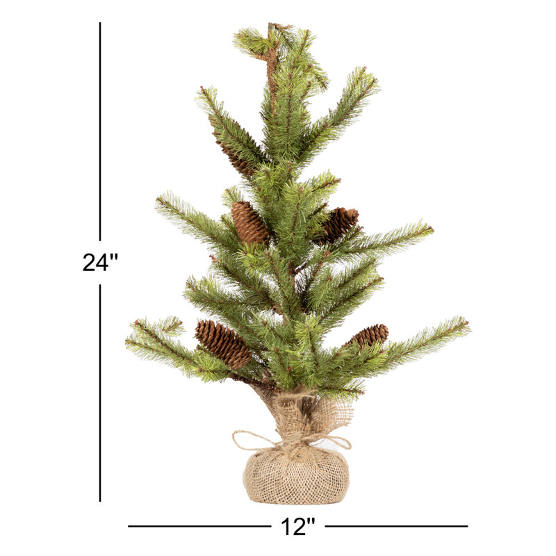 2' Artificial Pine Christmas Tree