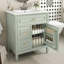 Meuble-lavabo 30 po avec lavabo, meuble-lavabo avec un tiroir rabattable et deux tiroirs, tablette réglable, bois massif et panneau de fibres à densité moyenne-1141991946