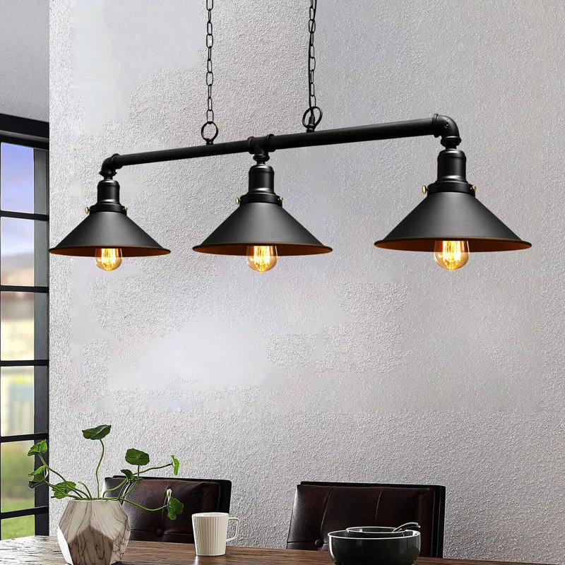 Malibu 3 - Light Pendant, Black