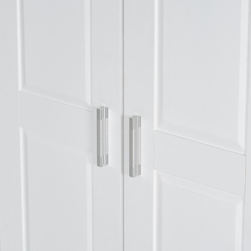 Storage Cabinets for Office, Adjustable Shelves Included, White