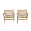 Ensemble de 2 chaises de patio Braxton