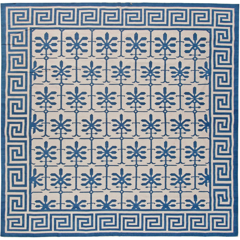Modern One-of-a-Kind Rectangle 10' X 10'2" Flatweave Area Rug