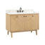 Adele 48" Free Standing Single Bathroom Vanity with Quartz Top-256170103-256170102