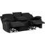 5 Seater Faux Leather Electric Reclining Sofa-831389377
