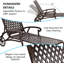 Chaise longue en aluminium coulé 1Pcs-31561854