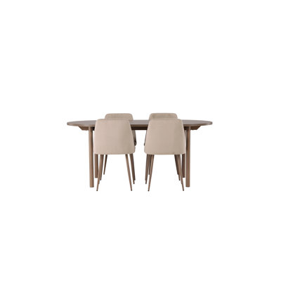 Pimentel 4 - Person Dining Set