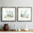 " Blue Opulence I " 2 Piece Art Color Photography Print