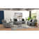 Beyla Deep Seating Power Reclining Loveseat with USB Charging Ports