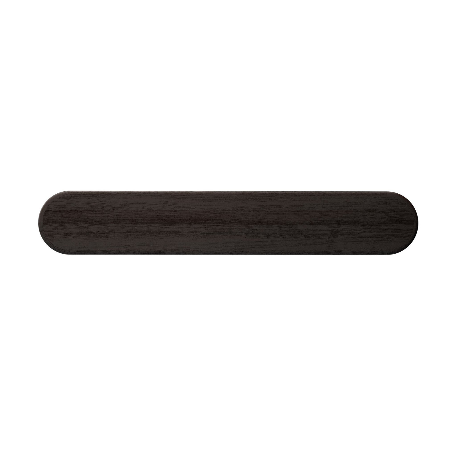 Casimir Wide Geometric Bookcase, Ebony Oak