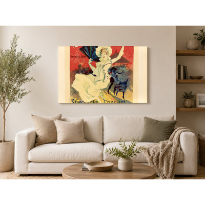 Jardin de Paris Champs-Élysées 1890s - Belle Époque Vintage Poster Wall Art - Canvas Wall Art