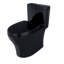 Toilette simple TOTO® Aquia® IV à double chasse allongée 1,28 et 0,9 GPF, WASHLET® +, ébène