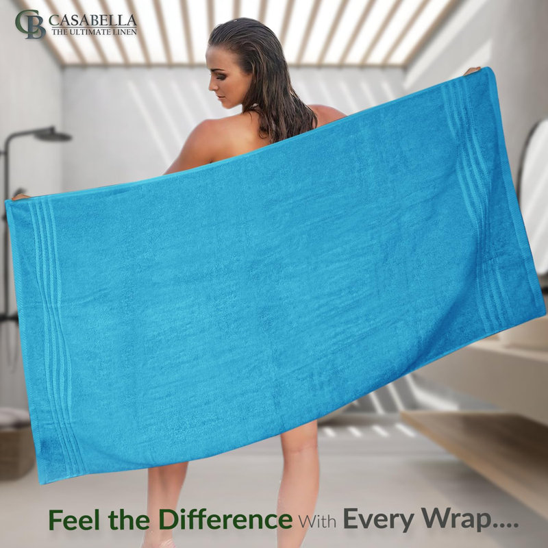 3Pk Zero Twist Large Bath sheet 80x140, Teal