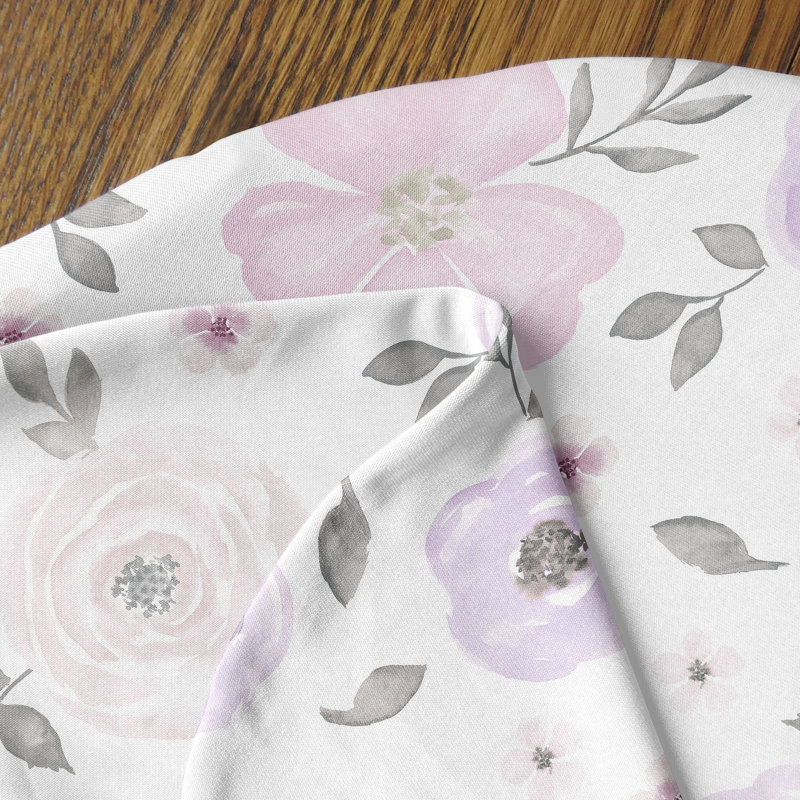 Watercolor Floral Sleep Sack Set, Lavender/Gray