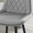 Simsbury Velvet Modern Counter Bar Stools with Tapered Metal Legs & Quilted Diamond Stitching-93802352-93802357
