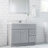 Brookings 37 Inch Bathroom Vanity with Top, Ready to Assemble, Painted Sherwin Williams® Gray – Design House, 597799-61197997