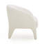 Fauteuil d'appoint en chenille crème Kris-120095352