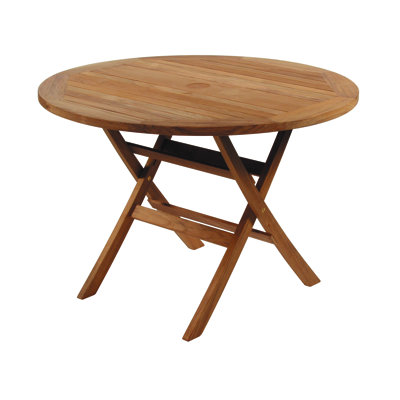 Ascot Outdoor Round Teak Dining Table