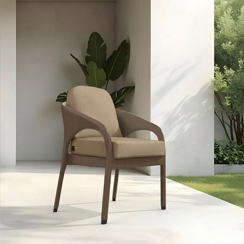 Siège / dossier en rotin 22 po x 24 po x 5 po Arthor Sunbrella, coussin de remplacement pour mobilier d'extérieur Alexandria