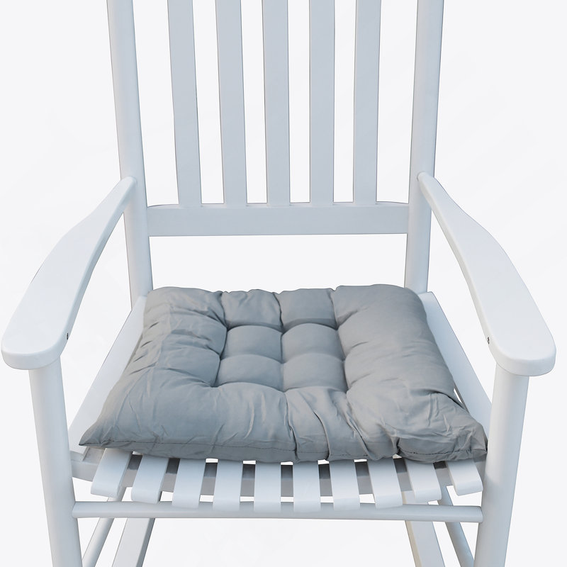 Chaise berçante en bois, Blanc
