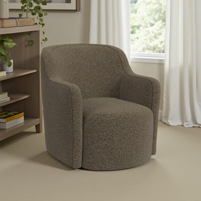 Fauteuil pivotant rembourré Brentleigh