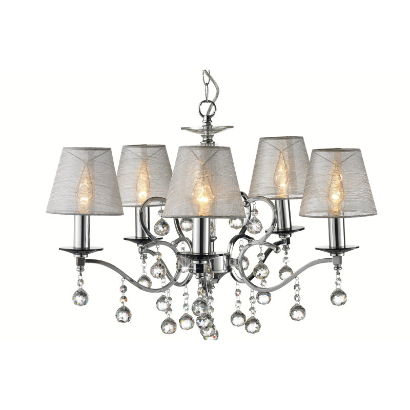 Grensholm 5 - Light Shaded Chandelier