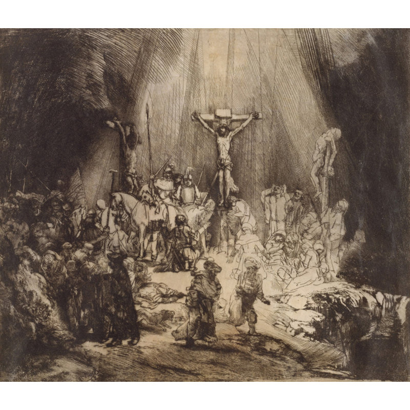 Les trois croix, H 36 po x l 42 po