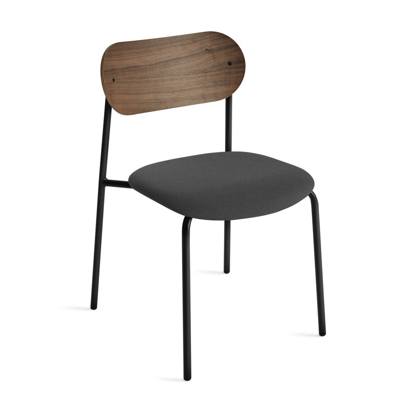 Chaise SideBySide, Noyer, Maharam - fusion avec panda
