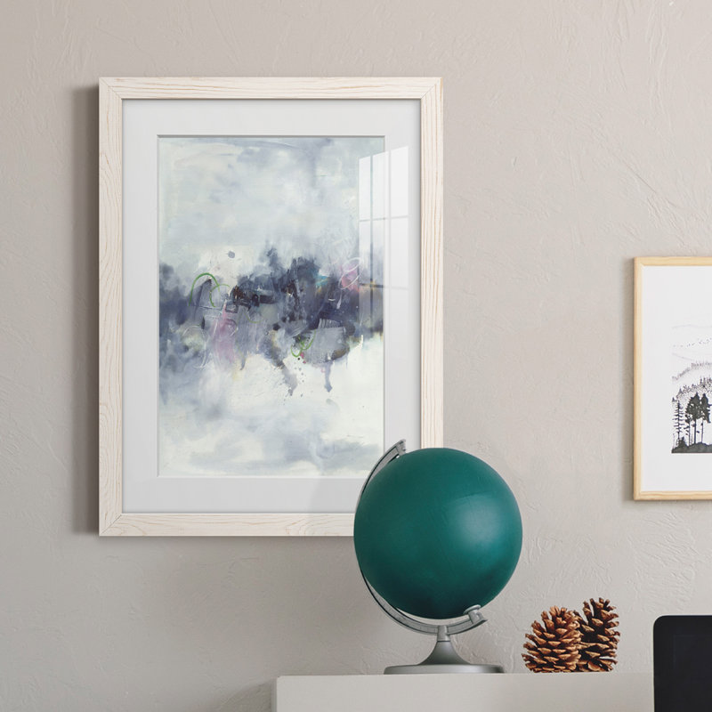 " Birds I " Painting Print, White, 20" H x 17" W x 1" D