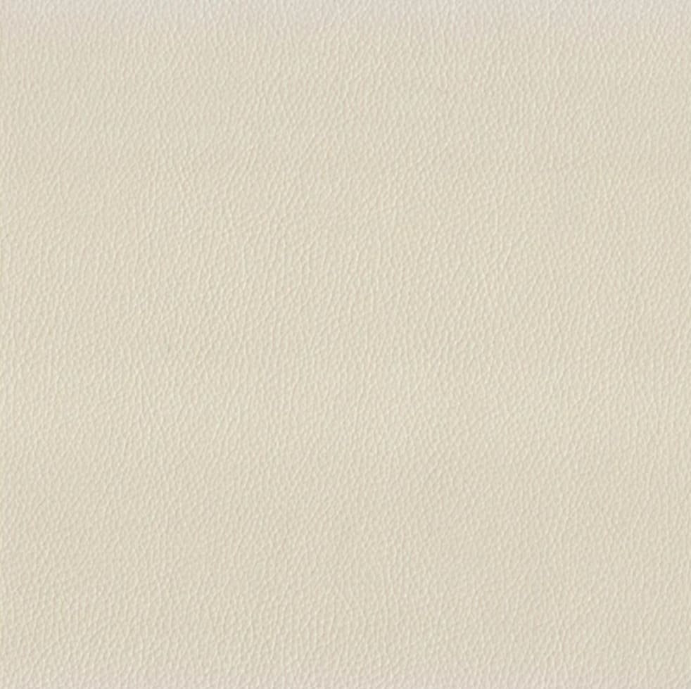 Maybell 58" Genuine Leather Loveseat, Cream
