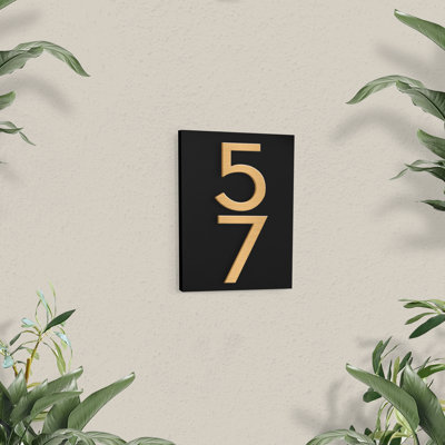 Small Simply Sweet Wall Address Plaque