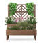 Jardinière en bois avec treillis Brentley