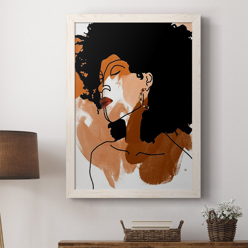 «Gaut Phenoma Women II», impression d'un cadre photo sur bois, Blanc, H 37,5 po x l 27,5 po x P 1 po