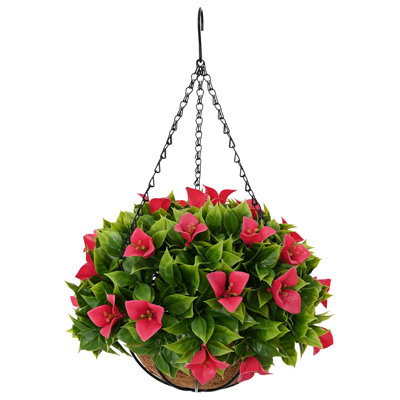  Artificial Flowers PE and Steel Decorative Blossoms Silk Indoor Plant