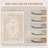 Malaika Machine-Washable Non-Slip Medallion Area Rug-2138617566-2120214770