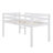 Twin Elevated Loft Bed With Ladder And Strengthened Slat Bed Base-1774588887