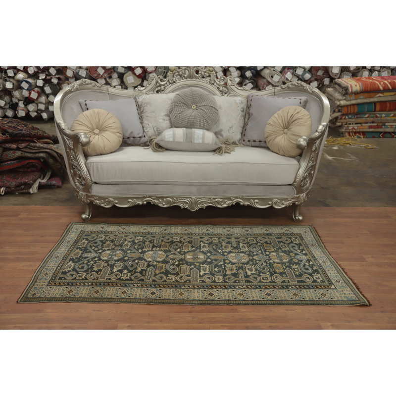 Tapis Kazak noué à la main 3 x 6