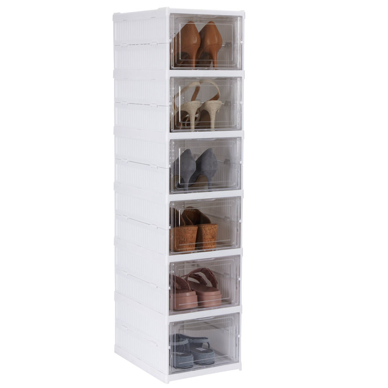 Range-chaussures pliable 6 paires 